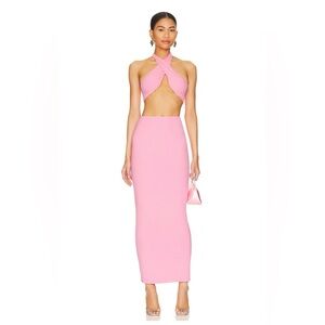 Revolve pink skirt set